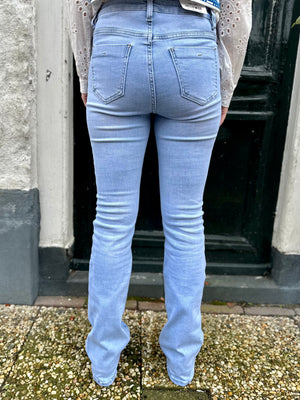 HELLO MISS FLARED JEANS L. BLUE