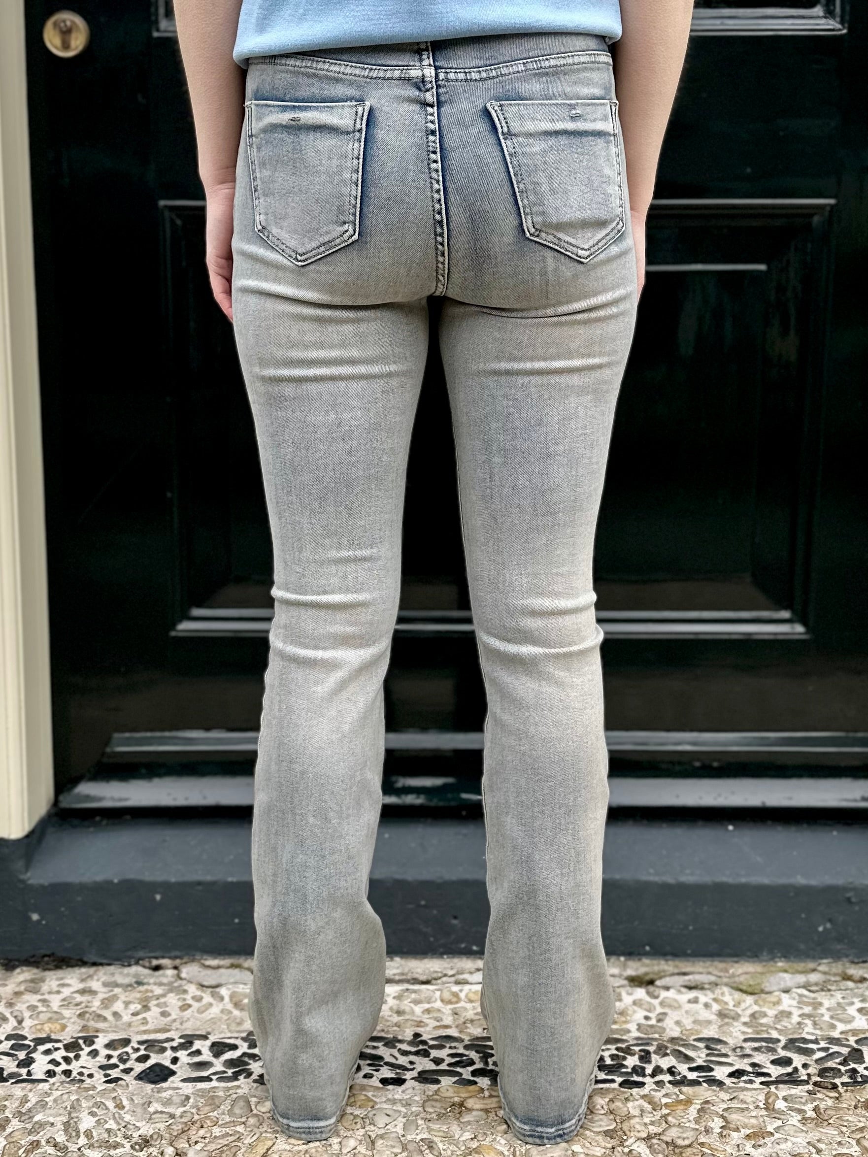 HELLO MISS FLARED JEANS USED LOOK